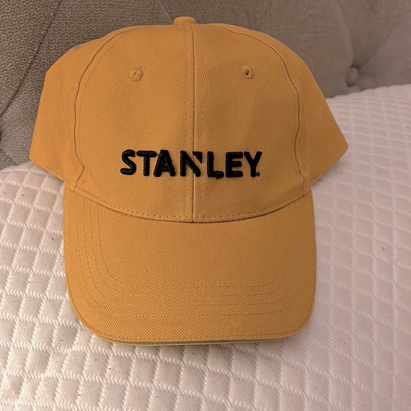 Stanley Other - STANLEY TOOLS SnapBack baseball cap hat Never worn!  Cool yellow ocher color.